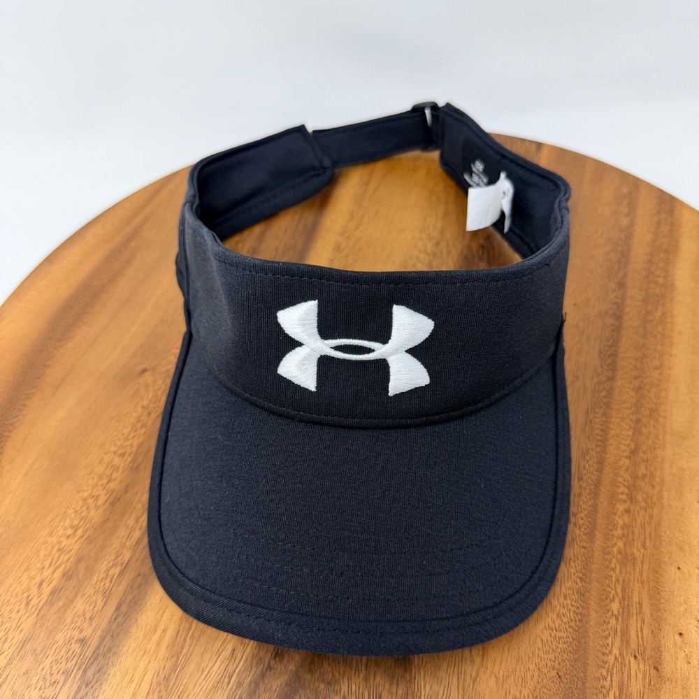 Under Armour Golf Visor Mens or Womens OSFA Black Adjustable Hat UH226M